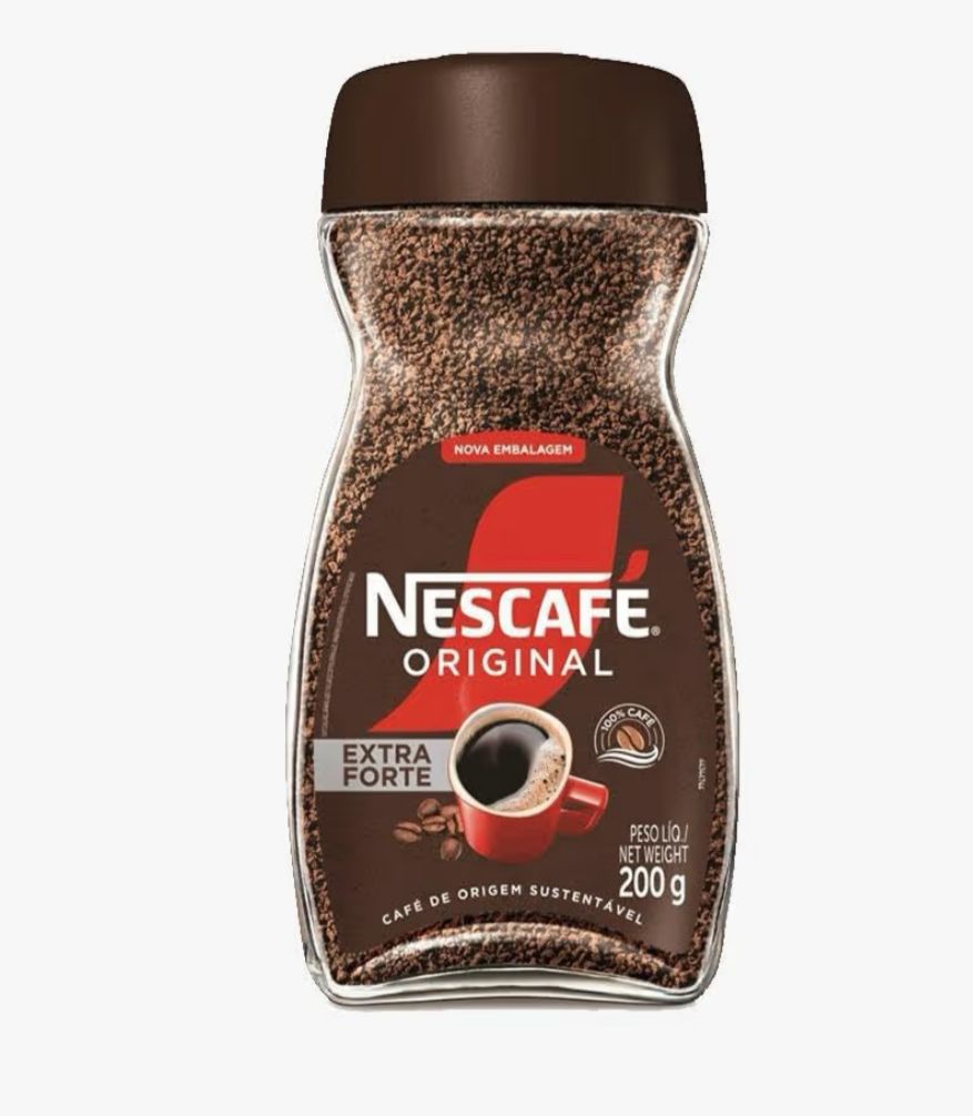 Nescafe Original Extra Forte Ground Coffee – 200g Bottle of Extra Strong Coffee Grounds