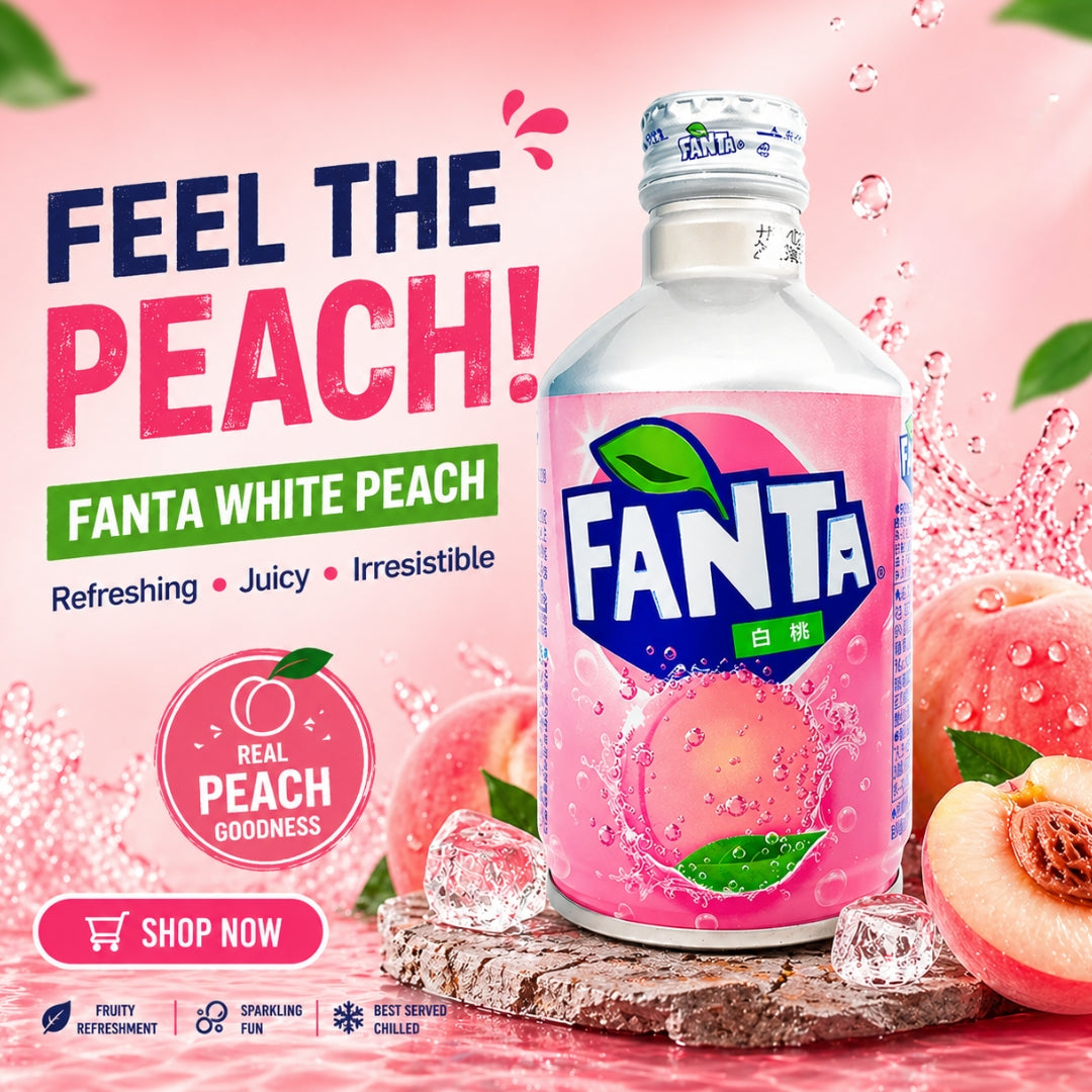 Fanta White Peach 300ml Japan