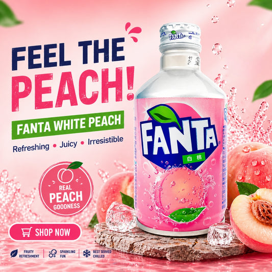 Fanta White Peach 300ml Japan