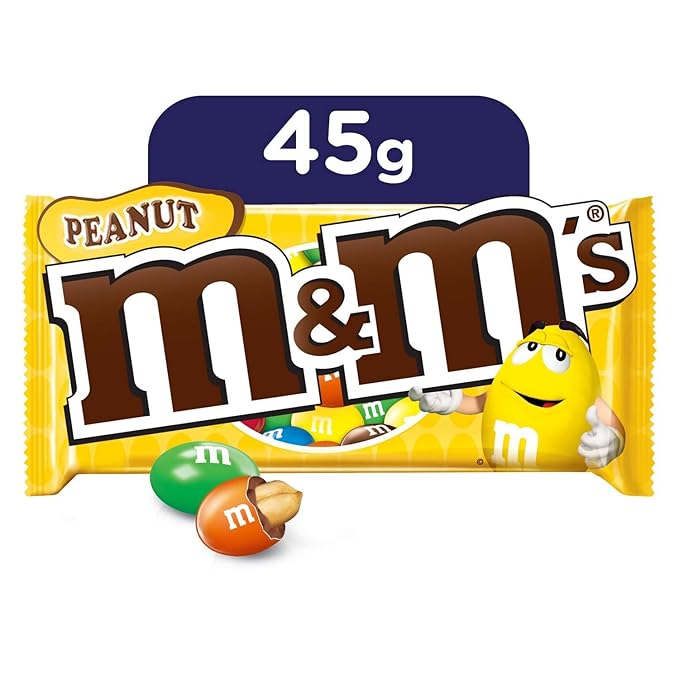 M&M’s Peanut Coated with Milk Chocolate, 45g