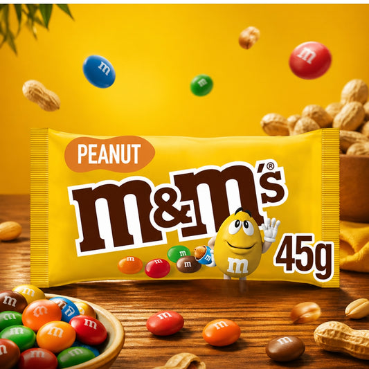 M&M’s Peanut Coated with Milk Chocolate, 45g
