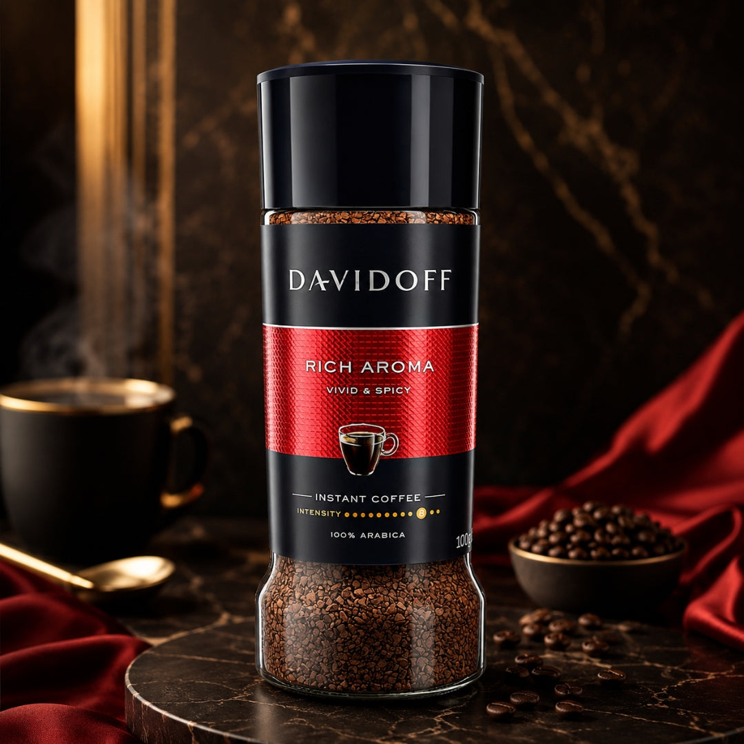 Davidoff Rich Aroma Instant Coffee – Vivid & Spicy Premium Blend
