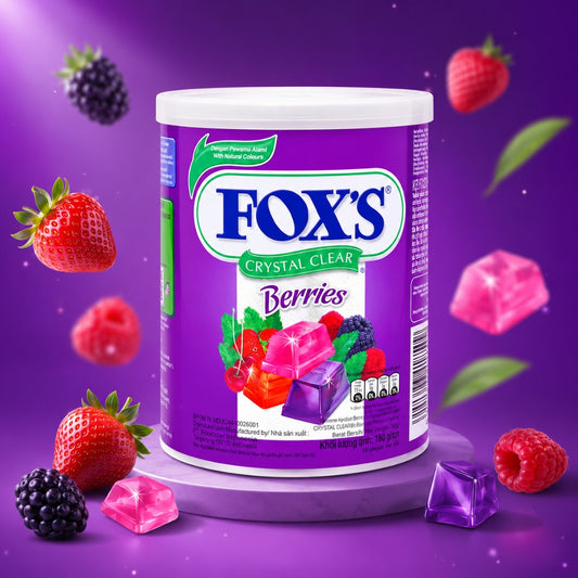 Fox's Crystal Clear Mix Berries Candy Tin 180g