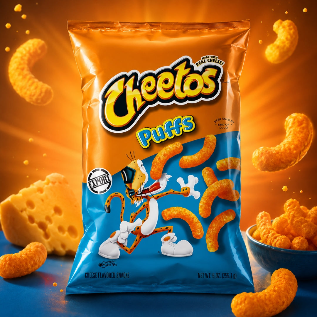 Frito-Lay Cheetos Puffs Cheese Flavored Snack, 9 Oz 255.1 G