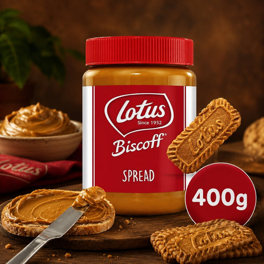 Lotus Biscoff Spread The Original Speculoos (IMPORTED FROM UK) (400 g)