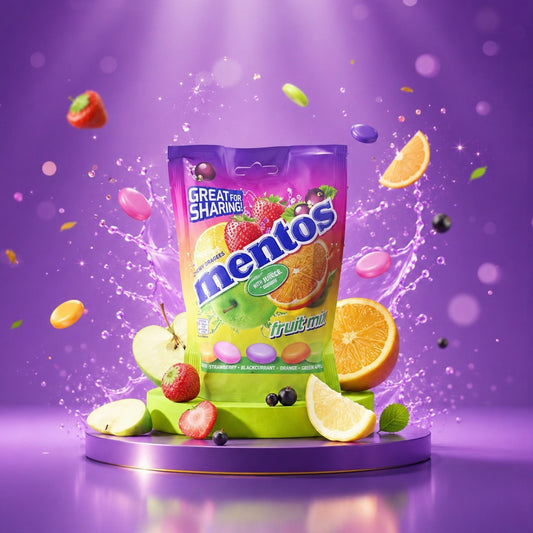 Mentos Fruit Mix Pouch Bag 140g