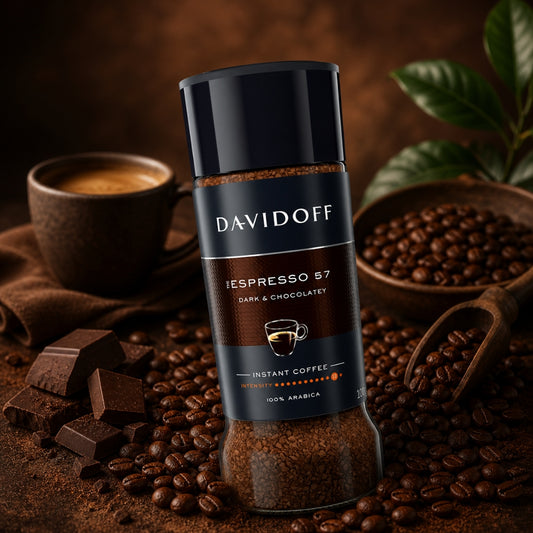 Davidoff Espresso 57 Instant Coffee – Dark & Chocolatey Premium Blend  Description: