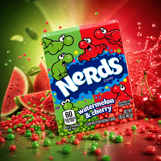 Nerds Watermelon & Cherry Candy – Dual Flavor Crunchy Sweet Treat
