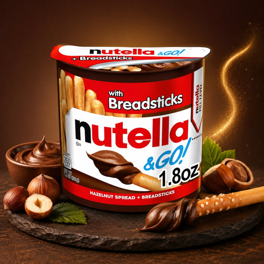nutella & GO! Hazelnut and Cocoa Spread with Breadsticks, Snack Cup, 1.8 oz