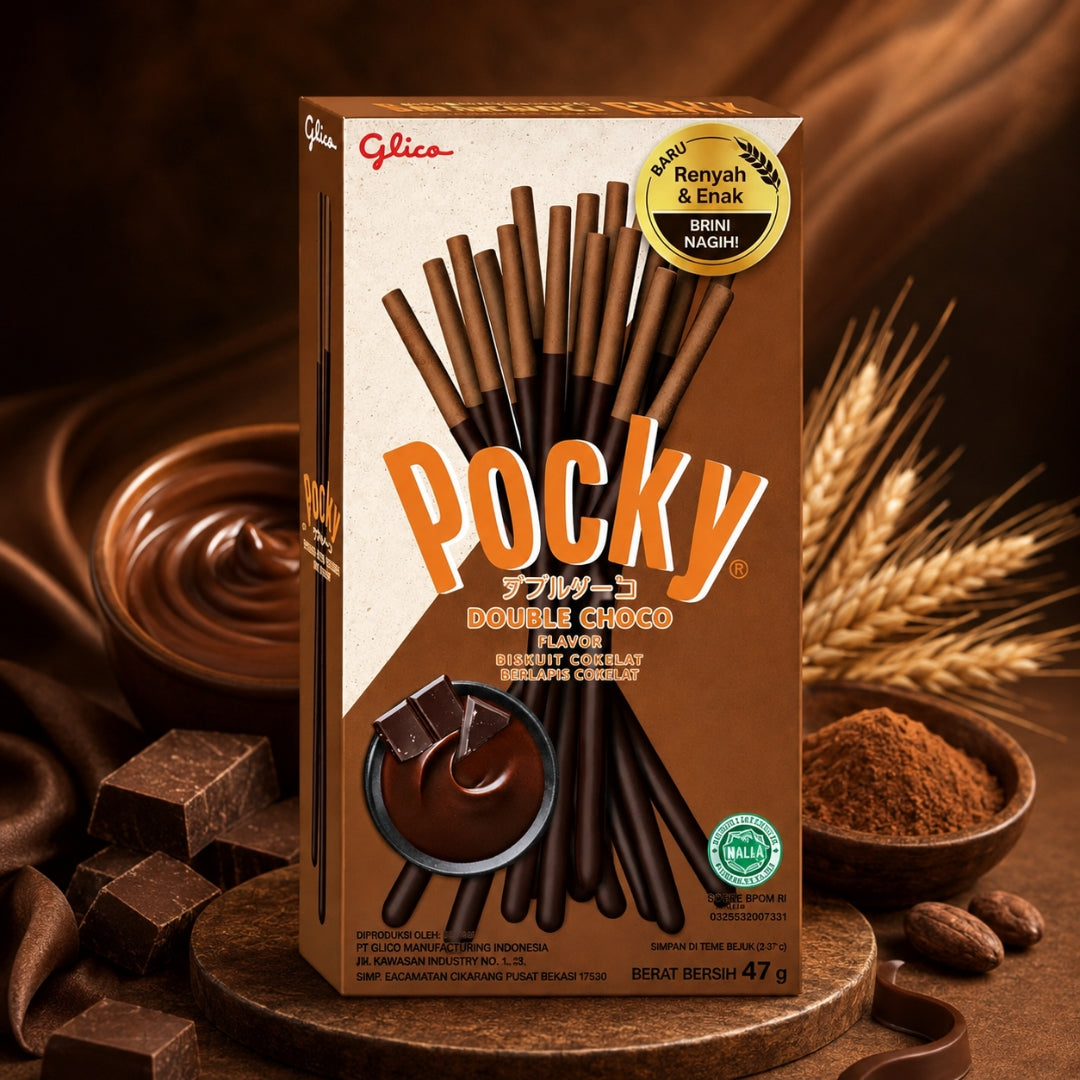 Pocky Double Chocolate Covered Biscuit Sticks