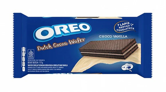 Oreo Dutch Cocoa Wafer Biscuits – Choco Vanilla Cream Layers, Crispy & Creamy Snack