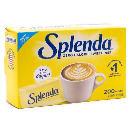 Splenda 100 Sachets – Low-Calorie Sweetener for Coffee & Tea